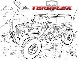 Jeep coloring page to color, print or download. Pin On Kolorowanki