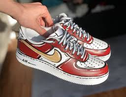Air Force 1 Custom Comic Painting Nike Shoes Air Force Custom Sneakers Diy Custom Painted Shoes