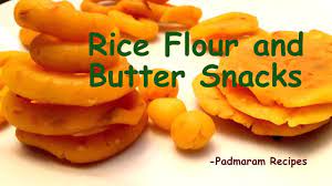 Rice Flour And Butter Snacks Telugu Recipe Chegodi Chekkalu Palak Snacks Recipes Rice Flour
