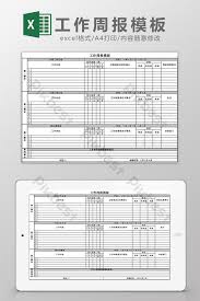 Als word und excel vorlage zum downloaden. Arbeitswoche Berichtsvorlage Excel Tabelle Vorlage Excel Vorlagen Xls Gratis Herunterladen Pikbest