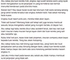 Sahabat 99, sudahkah lihat contoh surat jual beli tanah dalam artikel ini? Risiko Beli Kereta Sambung Bayar Menurut Peguam Ini Walaupun Ada Surat Perjanjian