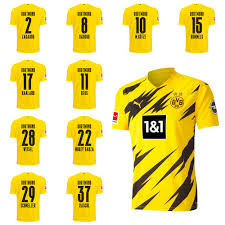 Dortmund, commonly known as borussia dortmund boˈʁʊsi̯aː ˈdɔɐ̯tmʊnt, bvb, or simply dortmund, is a german professional sports club based in dortmund. Puma Borussia Dortmund Bvb Kids Home Jersey Shirt 2020 2021 W Player Name Ebay