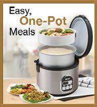 If using water rather than broth, add a pinch of salt—and other seasonings, if desired—to your couscous. Easy One Pot Meals Aroma Rice Cooker Recipes Rice Cooker Recipes