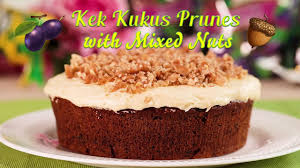 1 sudu kecil jus lemon/jus oren/esen vanilla 5. How To Make Kek Kukus Prune With Mixed Nuts Youtube