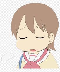 Download i ve only heard quot anime reaction image. Anime Reaction Image Nichijou Aioi Yuuko Exhale Cartoon Clipart 5083766 Pikpng
