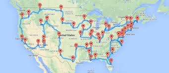 The Ten Best Routes For Driving Across America American Road Trip Road Trip Fun Road Trip Map