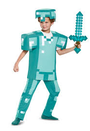 Diamond and netherite armors protect the player from . Kids Deluxe Minecraft Armor Costume Johnnie Brocks Dungeon