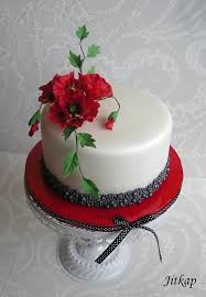 Vlci Maky Cake By Jitkap Cake Decorating Simple Wedding Cake Poppy Cake