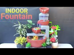 Indoor waterfalls are focal points for your entryway, living area or as a divider between two spaces. Beautiful Diy Indoor Water Fountain Ideas Cement Craft Idea Water Fountain At Home Max Houzez