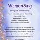 Women Sing event image
