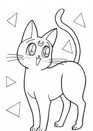 Chibiusa was brainwashed so much by the wiseman that she turned into black lady. Moon Drawing Sailor Moon Coloring Pages Sailor Moon Cat