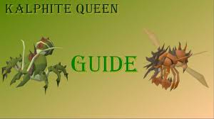 If an internal link led you here, you may wish to change the link to point directly to the intended article. Kalphite Queen Solo Guide Osrs