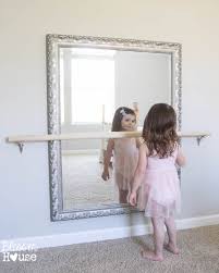 ballet barre and how to hang a heavy mirror