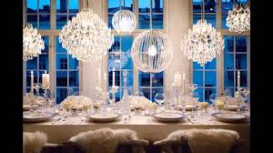 This mantle features winter decorations in a winter wonderland theme. Winter Party Decorations Novocom Top