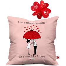 If you're struggling to put in to words how you feel about your loved one this valentine's day, help is have a look at this list to find gifts with romantic quotes that express what you're feeling better than. Buy Indigifts Valentine Gifts For Girlfriend Romantic Quote Pink Cushion Cover 12x12 Inches With Filler Valentine Gift For Boyfriend Love Valentine Day Gift Love Gifts For Boyfriend Wife Husband Online At