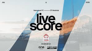 Live score - Vancouver FC v CF Montréal