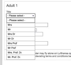 Why Do Airline Tickets Have Titles In Addition To Names Travel Stack Exchange