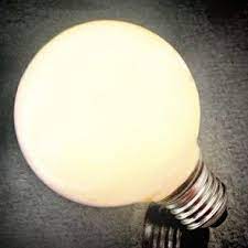 6w Led E26 Milky White Globe Single Light Bulb In Warm White G125 Globe Light Bulbs Light Bulb Globe Lights