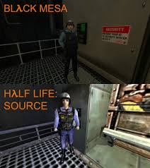 Half Life 1998 Vs Black Mesa 2012 Half Life Life Half