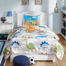 Shop bed bath & beyond for incredible savings on kids bedding you won't want to miss. Friendly Dinosaur Beddding Twin Full Queen Little Boys Quilt Set Bedsp Kidsroomtreasures Com