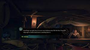 Unlike the key, the chest is buried at this location, so you'll want to look at the ground for abnormalities and then start digging. Cursed Sails Story Walkthrough Sea Of Thieves Wiki Guide Ign