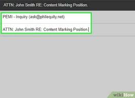 What's the best way to submit a cover letter? 3 Ways To Address Email With Attn Wikihow
