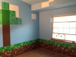 Minecraft Room 22 Step By Step Room Guide On Their Sons Minecraft Themed Room Quarto Minecraft Decoracao Quarto Menina Decoracao De Quarto