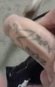 The a inside the circle is a symbol of anarchy. Your Name And The Playboy Bunny Tattooed On A Penis Found On R Asiansgonewild Nsfw Trashy