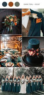 20 dark teal and rust orange wedding color ideas for fall colors for wedding. Teal And Orange Wedding Www Macj Com Br