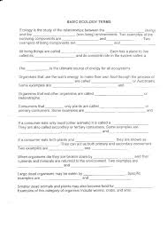 See full list on m.kwc.edu Basic Ecology Terms Fill In The Blanks Worksheet Ecology Lessons Science Teaching Resources Ecology