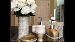 Dollar Tree Diy Glam Bathroom Accessories Diy Bathroom Decor Diy Bathroom Dollar Tree Diy