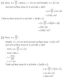 Gseb Solutions For Class 9 Mathematics Surface Area And Volume Mathematics Surface Previous Year Question Paper