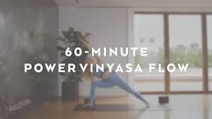 This beginner workout covers some yoga poses that will be shown by someone that has almost full flexibility in their body. 60 Minute Power Vinyasa Flow With Caley Alyssa Youtube