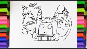 If so feel free to post your pictures. How To Draw Oddbods Drawing Oddbods 2020 Colouring Pages 1 Youtube