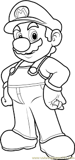 One easy way you can do is giving a cartoon coloring picture. Mario Coloring Page For Kids Free Super Mario Printable Coloring Pages Online For Kids Coloringpages101 Com Coloring Pages For Kids