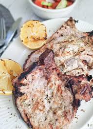 Learn how to make the perfect, juicy, and flavorful pork chop with these helpful tricks on preparation, cooking temperature, and more. Grilled Greek Yogurt Marinated Pork Chops Heart Healthy Greek
