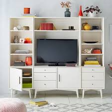 These study pieces display your tv and offer convenient storage with drawers, cabinets and shelves. Mid Century Modern Style Tapered Legs Console Furniture Furniture Retro Home Decor