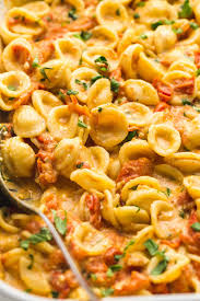 Cheesy spinach dip chicken pasta recipe card. Super Easy Baked Feta Pasta Recipe Little Sunny Kitchen