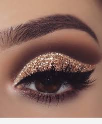 Gold Glitter Eye Makeup Time Prom Eye Makeup Gold Glitter Eyeshadow Glitter Eye Makeup