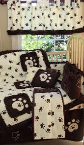 Tiny Paws By Little Fern So Cute Nursery Room Boy Baby Bedding Sets Baby Bed