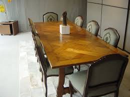 Spanish Parquetry Table French Oak Antique Oil Finish Louis Dining Chairs Oak Dining Table Dining Table Rustic Dining