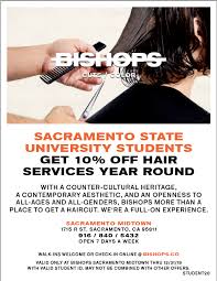 Salon & beauty industry focused platforms like lokaci can be used to search salons with gender, distance and price filter. Sacramento State University Student Discount Bishops Cuts Color Bishops Cuts Color
