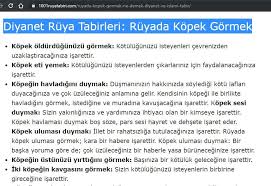 Diyanet Ruya Tabirleri Ruyada Kopek Gormek Kopek Islam Isaretler