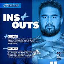 🔵⚪️ A wee refresher for you The Blues fans to see who's in & who's out  ahead of the season. #SkySuperRugbyAotearoa