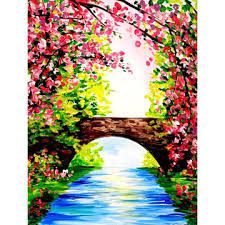 Maybe you would like to learn more about one of these? Diamond Painting Can Be Purchased For 5 And Free Worldwide Shipping On 5diamondpainting Com Flowe Nature Paintings Nature Art Painting Painting Art Projects