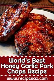 With the right combo of basic ingredients the final dish is out of. Welt Besten Honig Knoblauch Schweinekoteletts Rezept Boneless Pork Chop Recipes Pork Chop Recipes Crockpot Pork Chop Recipes Baked