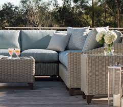 The addition of the weathermaster line brought these same attributes to outdoor furnishings and established the company as a leader in the outdoor furniture market. Requisite Sectional By Lane Venture The Wickery