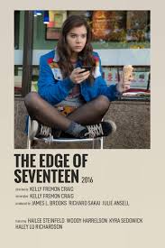 The Edge Of Seventeen Movie Poster In 2020 Film Posters Minimalist Iconic Movie Posters Film Posters Vintage