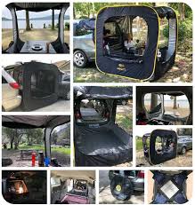 Carsule A Pop Up Cabin For Your Car By Mogics Kickstarter In 2021 Car Tent Build A Camper Van Car Tent Camping