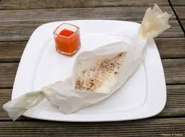 Filets De Cabillaud En Papillote Et Coulis De Poivrons Recette Filet De Cabillaud Coulis De Poivron Papillote